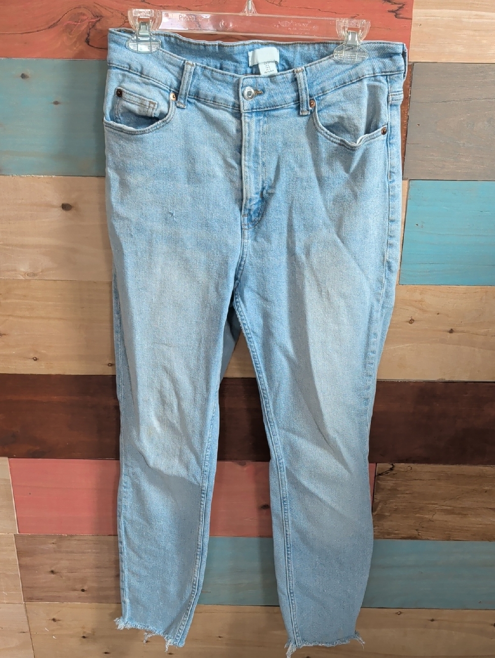 H&M Light Blue Straight Leg Jeans